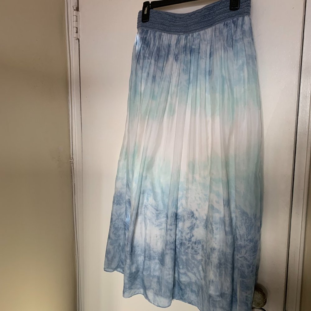 SOFT SURROUNDINGS MAXI SKIRT SIZE PS MADE IN INDIA 100% POLYSETSER FULL LINING - Picture 6 of 8